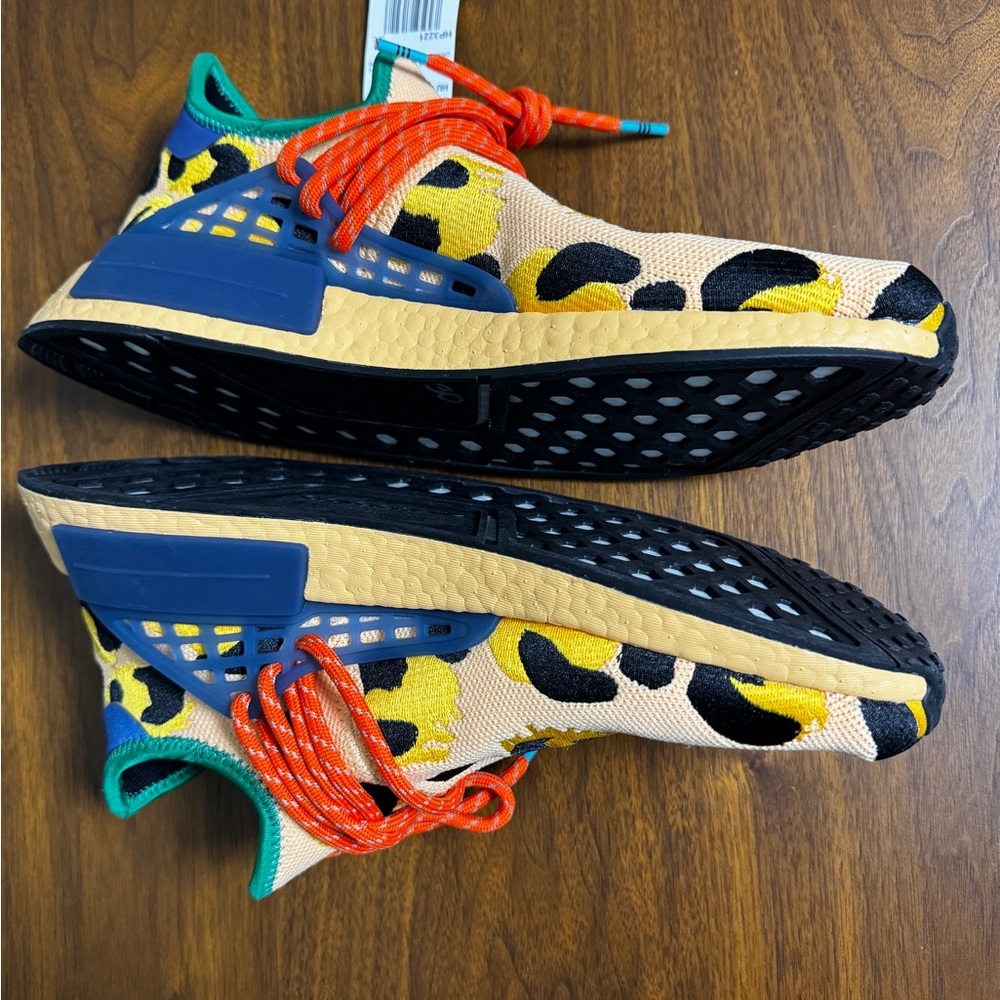 Pharrell x Adidas NMD Hu Animal Print Pulse Amber Sneakers - Picture 9 of 14
